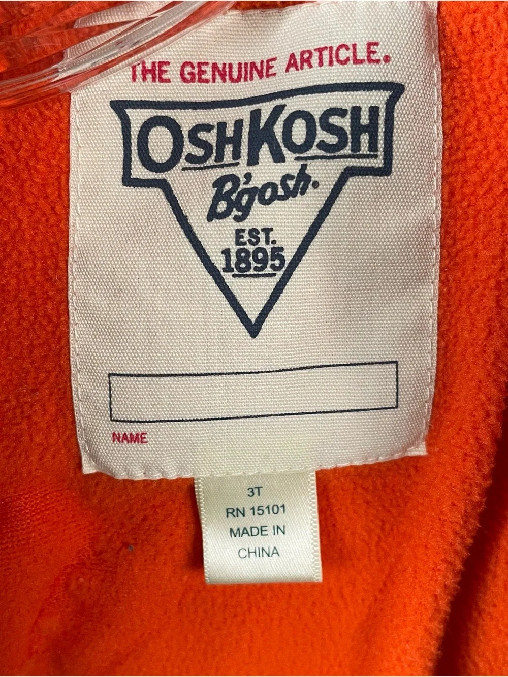 OshKosh B'gosh 3T Gray Quilted Hooded Puffer style coat jacket winter